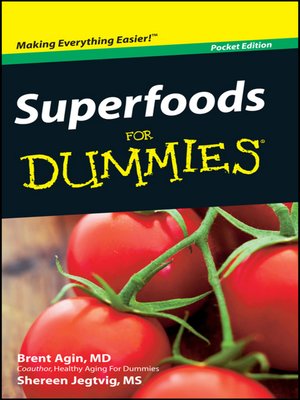 cover image of Superfoods For Dummies